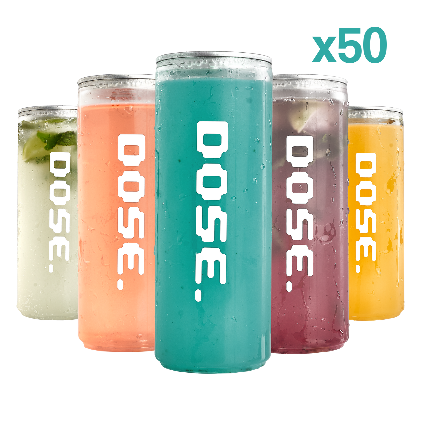 Bundle of 50 (50:50) Alc & Non alc